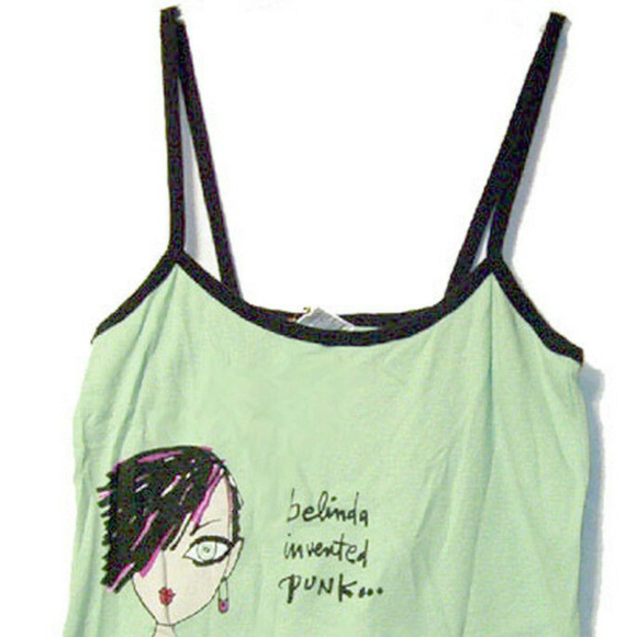 Sleep M Night Shirt Tank Cami Top NEW Juniors - Picture 3 of 4